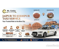 Jaipur to Jodhpur Taxi – Reliable Cab Service