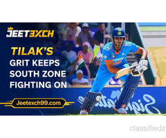 Jeetexch: South Zone Relies on Tilak’s Composure