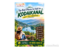 Guide to Top Best Places to Visit in Kodaikanal +91 9090-4848-50