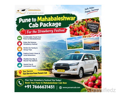 Pune to Mahabaleshwar Cab Package for the Strawberry Festival