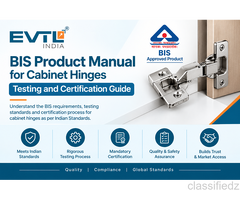 BIS Product Manual for Cabinet Hinges – Testing and Certification Guide