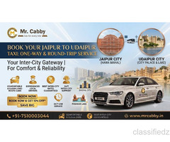 Jaipur to Udaipur Cab – Fare & Booking