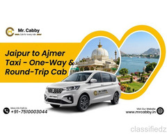 Jaipur to Ajmer Cab – Reliable Taxi Service
