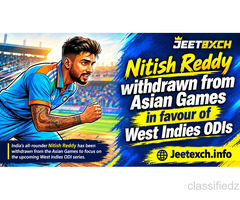 Nitish Reddy Set to Prioritize West Indies ODI Assignment