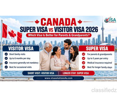 Canada Super Visa vs Visitor Visa 2026: Which Visa Is Better for Parents & Grandparents?