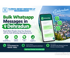 Why Bulk Whatsapp Messages in Dehradun Matter Beyond Promotion