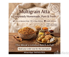 Homemade Multigrain Atta (Free Sample Available)
