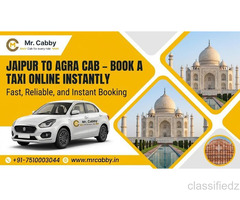 Book Jaipur to Agra Cab – Safe Journey