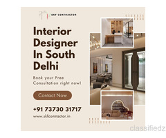 Transform Your Space with a Professional Interior Designer in South Delhi