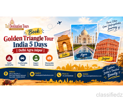 Golden Triangle Tour India 5 Days – Delhi Agra Jaipur