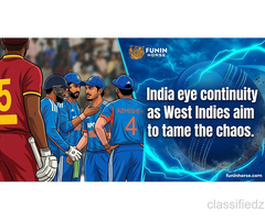 India Eye Continuity as West Indies Aim to Tame the Chaos | Funinhorse