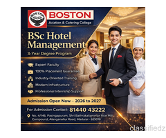 Turn Your Culinary Skills into Career Opportunities with B.Sc Hotel Management!