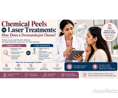 Chemical Peels vs Laser Treatments: How Does a Dermatologist Choose?