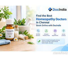 Best Homeopathy Doctors in Chennai – Book Online | DocIndia