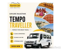 Tempo Traveller Rental in Jaipur for Family Trips & Group Tours