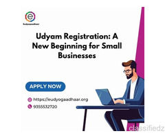 Udyam Registration: A New Beginning for Small Businesses