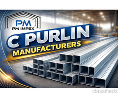 C Purlin Manufacturers: Quality Steel Solutions for Industrial Sheds and PEB Buildings