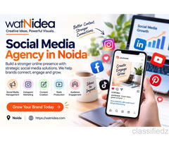 Social Media Agency in Noida for Brand Growth | watNidea