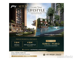 What Apartment Configurations Are Available at Godrej Altus Vastrapur?
