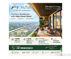 What Apartment Configurations Are Available at Godrej Altus Vastrapur?