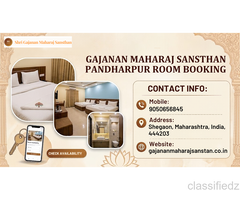 Gajanan Maharaj Sansthan Pandharpur Room Booking