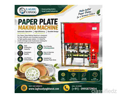 Paper Plate Making Machine Manufacturer, Supplier & Dealer for Production Businesses