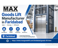 Industrial Goods Elevator for IMT Faridabad Manufacturing Units