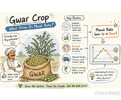 Guar Mandi Bhav Today – Check Latest Guar Rates Across Indian Mandis