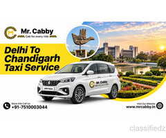Reliable Delhi to Chandigarh Taxi – Book with Mr. Cabby
